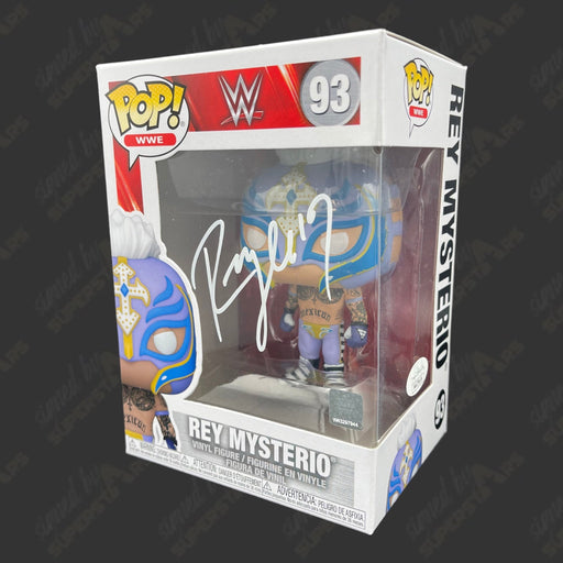 Rey Mysterio signed WWE Funko POP Figure #93 (w/ JSA) - Premium  - Just $125! Shop now at Retro Gaming of Denver