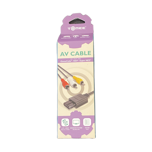 AV Cable for SNES/N64/Gamecube | New - Premium Video Game Accessories - Just $9.99! Shop now at Retro Gaming of Denver