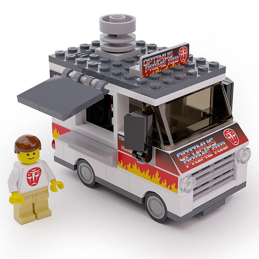 Optimus Prime Ribs - B3 Customs® Food Truck w/ Minifigure - Premium LEGO Kit - Just $49.99! Shop now at Retro Gaming of Denver