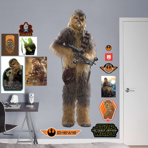 Chewbacca - Star Wars: The Force Awakens - Officially Licensed Removable Wall Decal - Premium Vinyl Die-Cut Character - Just $69.99! Shop now at Retro Gaming of Denver