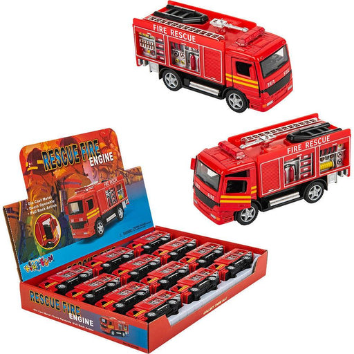 5" Diecast Rescue Fire Engine - Premium Trains & Vehicles - Just $7.99! Shop now at Retro Gaming of Denver