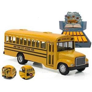 6.5" Diecast School Bus - Premium Trains & Vehicles - Just $8.99! Shop now at Retro Gaming of Denver
