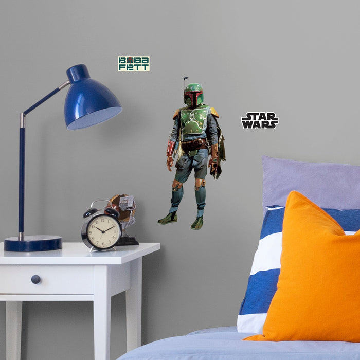 Boba Fett   - Officially Licensed Star Wars Removable Wall Decal - Premium Vinyl Die-Cut Character - Just $69.99! Shop now at Retro Gaming of Denver