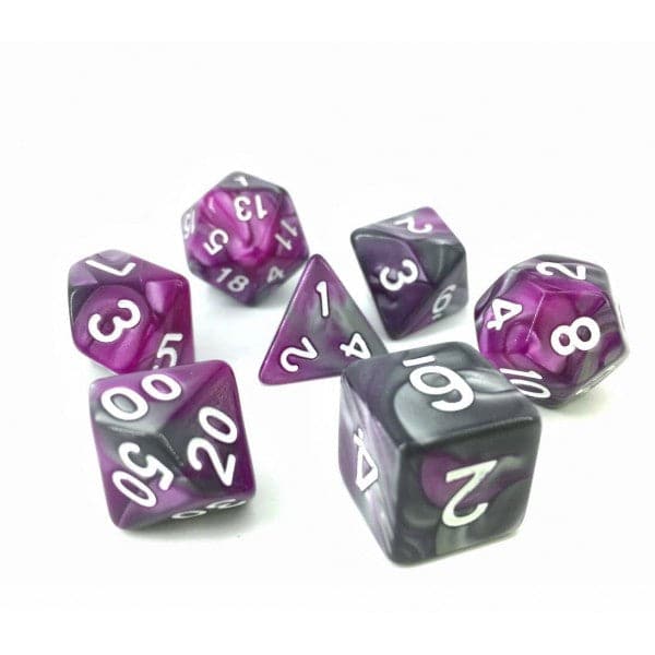 Blended 7 Dice Set with Bag - Premium Games - Just $9.99! Shop now at Retro Gaming of Denver