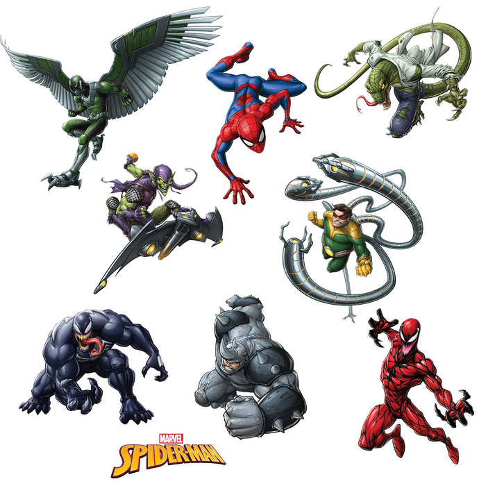 Spider-Man: Spider-Man Villains Collection        - Officially Licensed Marvel Removable     Adhesive Decal - Premium Collection - Just $79.99! Shop now at Retro Gaming of Denver
