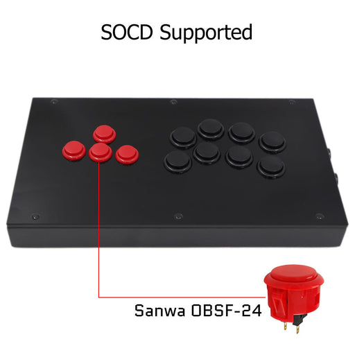 RAC-J800BB All Buttons Arcade Joystick WASD Fightstick Fight Stick For PS4/PS3/PC - Premium  - Just $99.99! Shop now at Retro Gaming of Denver