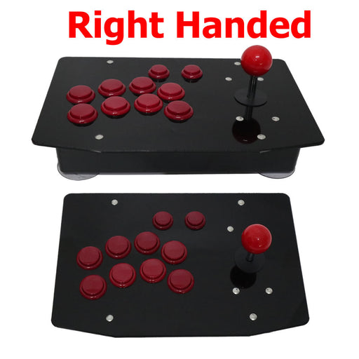 RAC-J500S 10 Buttons Right Handed Arcade Joystick USB Wired Black Acrylic Panel For PC - Premium  - Just $59.99! Shop now at Retro Gaming of Denver