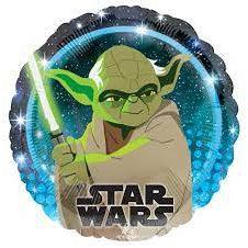 18" Star Wars Galaxy Yoda Foil Balloon - Premium Party Decorations - Just $3.99! Shop now at Retro Gaming of Denver