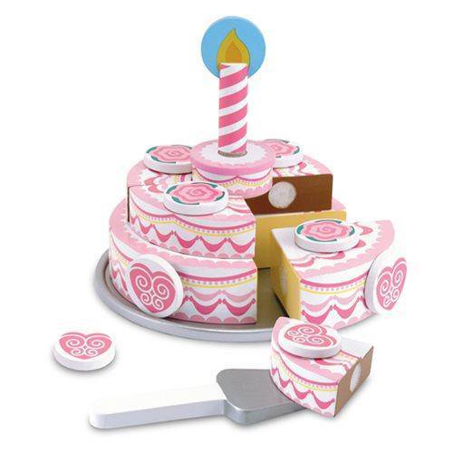 Melissa & Doug - Triple-Layer Party Cake Wooden Food Playset - Premium Toys & Games - Just $19.26! Shop now at Retro Gaming of Denver