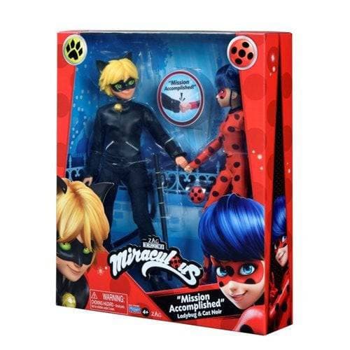 Miraculous Ladybug and Cat Noir Mission Accomplished Fashion Doll 2-Pack - Premium Dolls - Just $42.97! Shop now at Retro Gaming of Denver