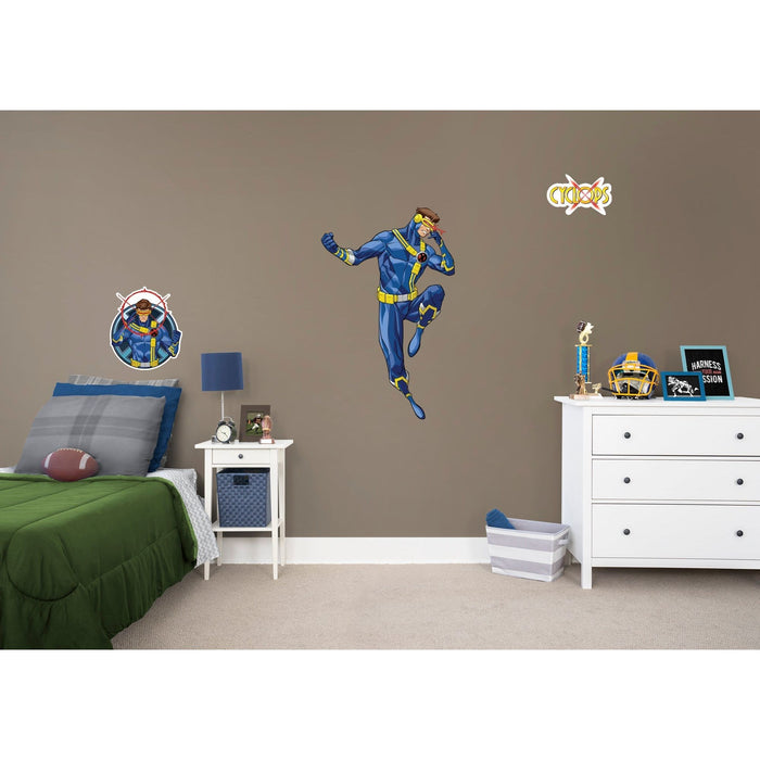 X-Men Cyclops RealBig  - Officially Licensed Marvel Removable Wall Decal - Premium Vinyl Die-Cut Character - Just $69.99! Shop now at Retro Gaming of Denver