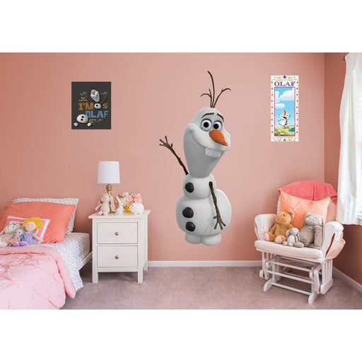 Frozen: Olaf RealBig - Officially Licensed Disney Removable Adhesive Decal - Premium Vinyl Die-Cut Character - Just $69.99! Shop now at Retro Gaming of Denver