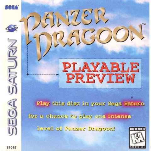 Panzer Dragoon: Playable Preview (Sega Saturn) - Premium Video Games - Just $8.99! Shop now at Retro Gaming of Denver
