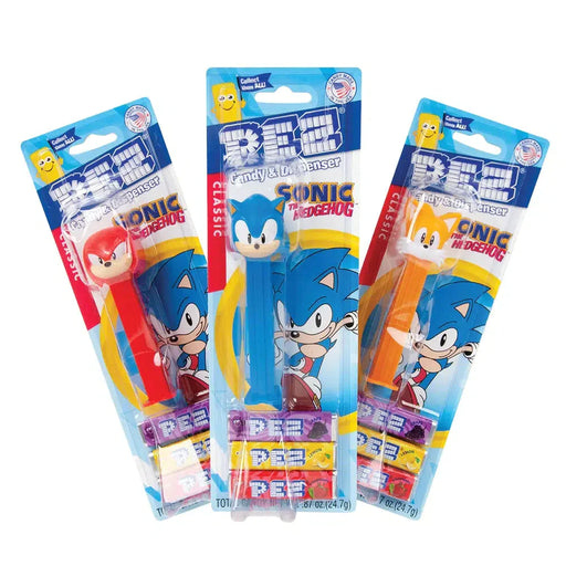 Pez Dispenser Blister Card - Sonic The Hedgehog - Assorted Styles - Premium Sweets & Treats - Just $2.99! Shop now at Retro Gaming of Denver