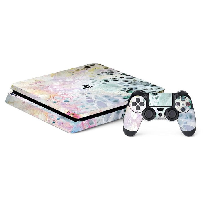 Playstation 4 Slim Oil Paint Series Skins - Premium Playstation 4 Slim - Just $40! Shop now at Retro Gaming of Denver