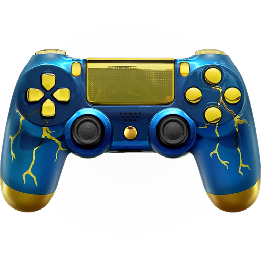 BLUE THUNDER PS4 CUSTOM MODDED CONTROLLER - Premium PS4 READY TO GO EDITION - Just $129.99! Shop now at Retro Gaming of Denver