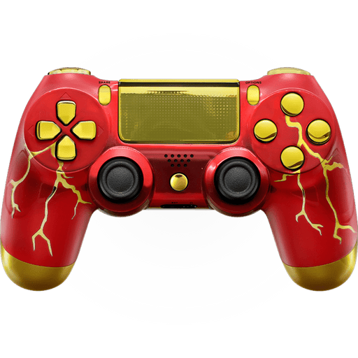 RED THUNDER PS4 CUSTOM MODDED CONTROLLER - Premium PS4 READY TO GO EDITION - Just $129.99! Shop now at Retro Gaming of Denver