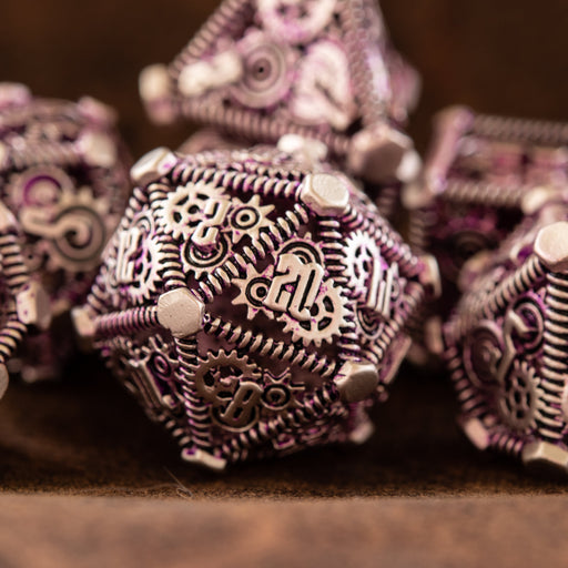 Weird West Wasteland Hollow Metal Dice Set - Purple and Silver - Premium hollow - Just $59.99! Shop now at Retro Gaming of Denver