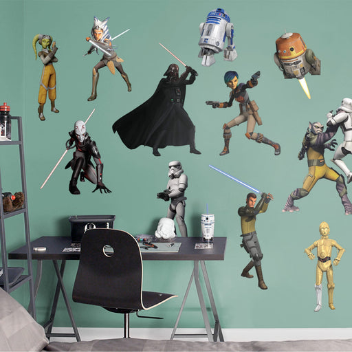 Star Wars: Rebels Characters Collection - Officially Licensed Removable Wall Decal - Premium Collection - Just $109.99! Shop now at Retro Gaming of Denver