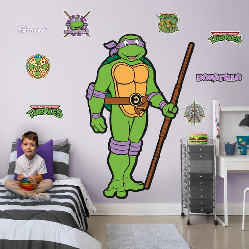 Teenage Mutant Ninja Turtles: Donatello Classic RealBig - Officially Licensed Nickelodeon Removable Adhesive Decal - Premium Vinyl Die-Cut Character - Just $69.99! Shop now at Retro Gaming of Denver