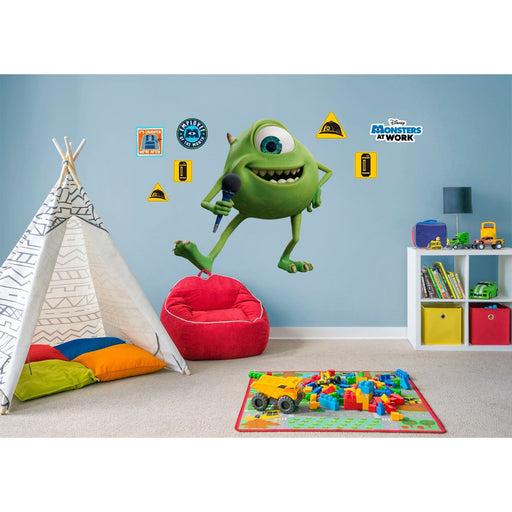 Monsters at Work: Mike RealBig        - Officially Licensed Disney Removable Wall   Adhesive Decal - Premium Vinyl Die-Cut Character - Just $69.99! Shop now at Retro Gaming of Denver