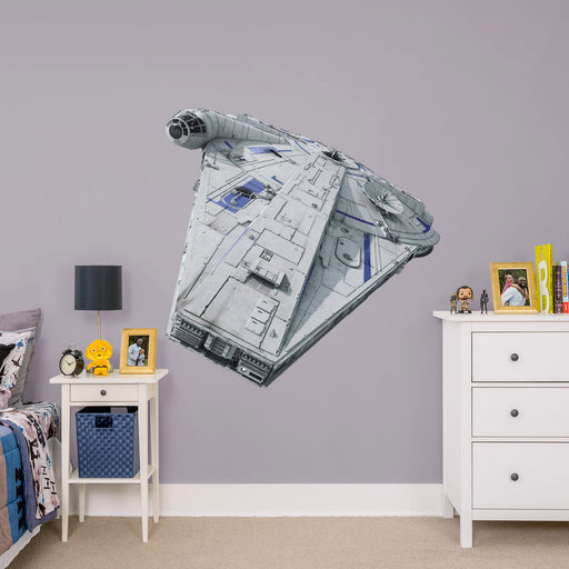 Millennium Falcon - Solo: A Star Wars Story - Officially Licensed Removable Wall Decal - Premium Vinyl Die-Cut Character - Just $69.99! Shop now at Retro Gaming of Denver