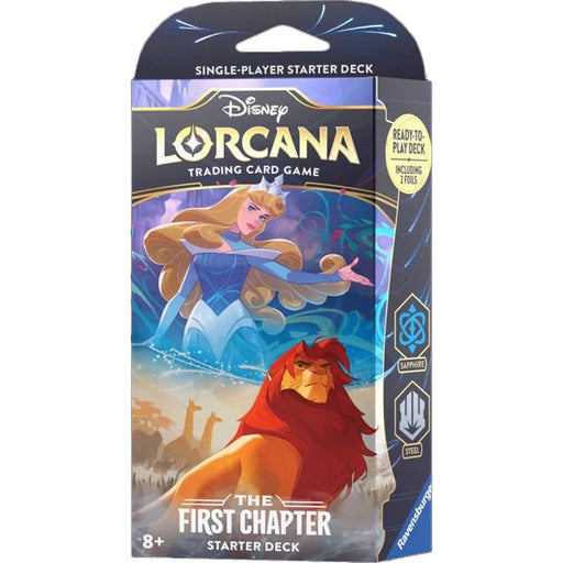 Disney Lorcana: The First Chapter Starter - Aurora and Simba (Sapphire/Steel deck) - Premium CCG - Just $19.99! Shop now at Retro Gaming of Denver
