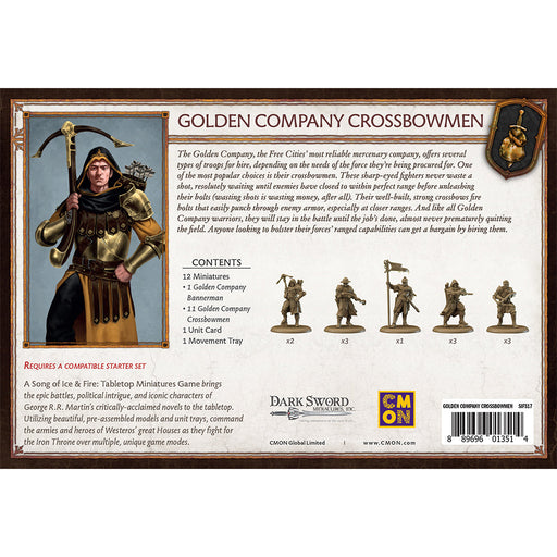 A Song of Ice & Fire: Golden Company Crossbowmen - Premium Miniatures - Just $34.99! Shop now at Retro Gaming of Denver