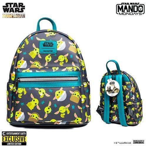 Loungefly Star Wars The Mandalorian The Child Mini-Backpack - Entertainment Earth Exclusive - Premium Backpacks - Just $68.92! Shop now at Retro Gaming of Denver