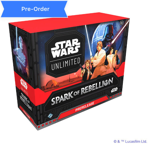 Star Wars: Unlimited - Spark of Rebellion Prerelease Box - Premium CCG - Just $29.99! Shop now at Retro Gaming of Denver