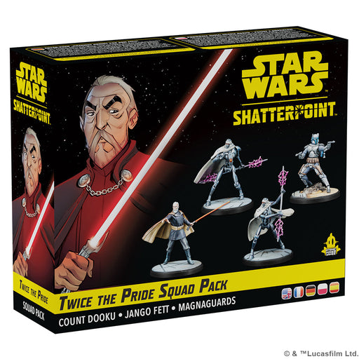 Star Wars Shatterpoint: Twice the Pride - Count Dooku Squad Pack - Premium Miniatures - Just $49.99! Shop now at Retro Gaming of Denver