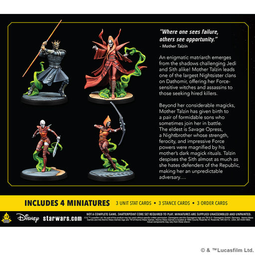 Star Wars Shatterpoint: Witches of Dathomir - Mother Talzin Squad Pack - Premium Miniatures - Just $49.99! Shop now at Retro Gaming of Denver