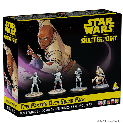 Star Wars Shatterpoint: This Party's Over: Mace Windu Squad Pack - Premium Miniatures - Just $49.99! Shop now at Retro Gaming of Denver