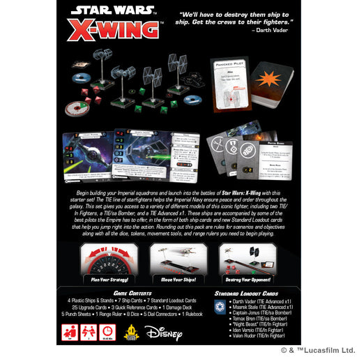 Star Wars: X-Wing 2nd Edition - Galactic Empire Squadron Starter Pack - Premium Miniatures - Just $74.99! Shop now at Retro Gaming of Denver