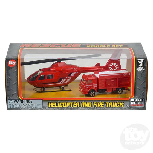 2 Piece Diecast Firefighter Set - Premium Trains & Vehicles - Just $11.99! Shop now at Retro Gaming of Denver