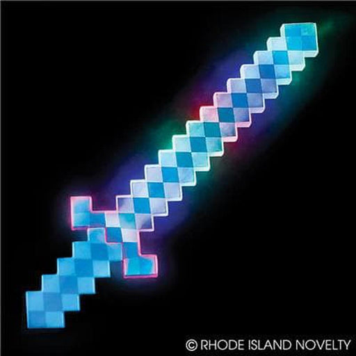 24" Light Up Blue Pixel Sword - Premium Imaginative Play - Just $7.99! Shop now at Retro Gaming of Denver