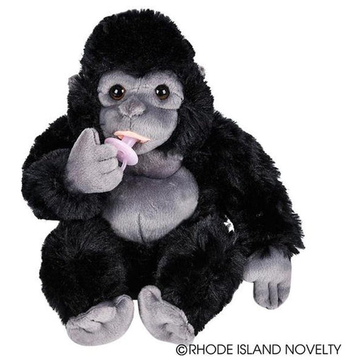 8" Animal Den Baby Gorilla W/Pacifier Plush - Premium Plush - Just $15.99! Shop now at Retro Gaming of Denver