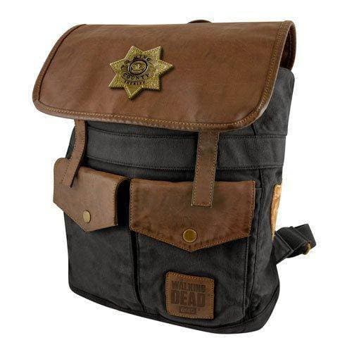 The Walking Dead Sheriff Rick Grimes' Black Backpack - Premium Backpacks - Just $73.92! Shop now at Retro Gaming of Denver