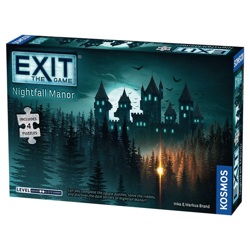EXIT: Nightfall Manor (with Puzzle) - Premium Board Game - Just $27.95! Shop now at Retro Gaming of Denver