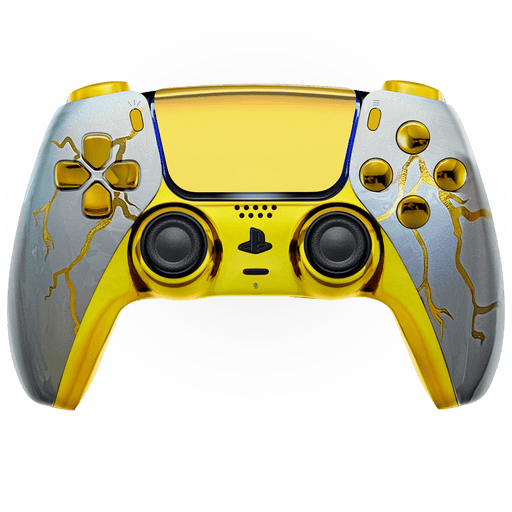 GOLD THUNDER PS5 CUSTOM MODDED CONTROLLER - Premium PS5 SIGNATURE EDITION - Just $139.99! Shop now at Retro Gaming of Denver