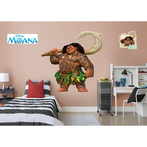 Moana: Maui RealBig        - Officially Licensed Disney Removable Wall   Adhesive Decal - Premium Vinyl Die-Cut Character - Just $69.99! Shop now at Retro Gaming of Denver