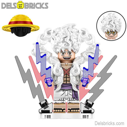 Monkey D Luffy Nika Sun God Gear 5 from One Piece Lego Anime Minifigures - Premium Minifigures - Just $5.50! Shop now at Retro Gaming of Denver