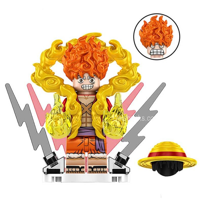 Monkey D Luffy Nika Sun God from One Piece Lego Anime Minifigures - Premium Minifigures - Just $5.50! Shop now at Retro Gaming of Denver