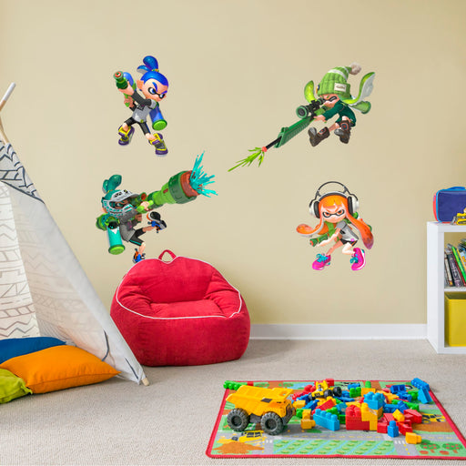Splatoon��� Collection - Officially Licensed Nintendo Removable Wall Decals - Premium Collection - Just $109.99! Shop now at Retro Gaming of Denver