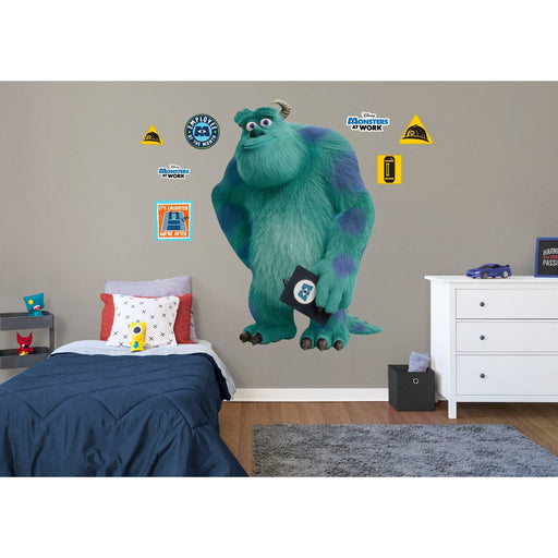 Monsters at Work: Sulley RealBig        - Officially Licensed Disney Removable Wall   Adhesive Decal - Premium Vinyl Die-Cut Character - Just $69.99! Shop now at Retro Gaming of Denver