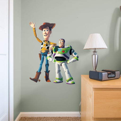 Woody & Buzz - Officially Licensed Disney Removable Wall Decal - Premium Vinyl Die-Cut Character - Just $59.99! Shop now at Retro Gaming of Denver