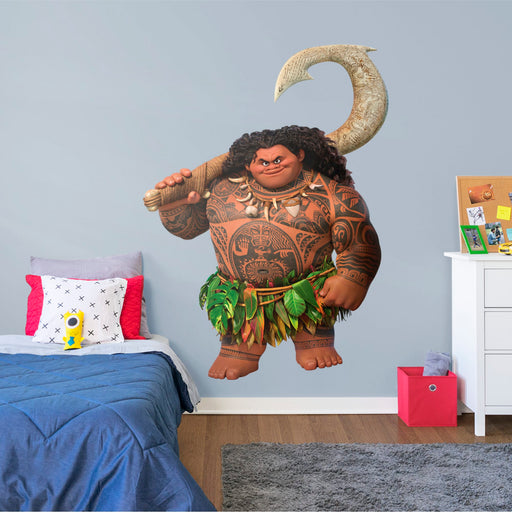 Maui - Officially Licensed Disney Removable Wall Decal - Premium Vinyl Die-Cut Character - Just $109.99! Shop now at Retro Gaming of Denver