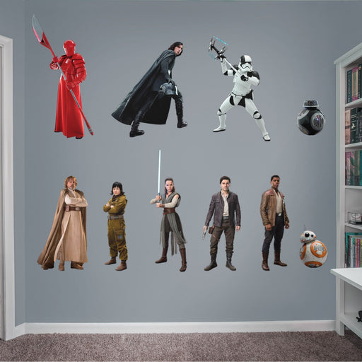 Star Wars: The Last Jedi Collection - Officially Licensed Removable Wall Decals - Premium Collection - Just $109.99! Shop now at Retro Gaming of Denver