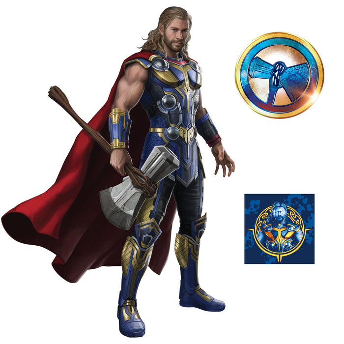 THOR: Love and Thunder: Thor RealBig - Officially Licensed Marvel Removable Adhesive Decal - Premium Vinyl Die-Cut Character - Just $69.99! Shop now at Retro Gaming of Denver