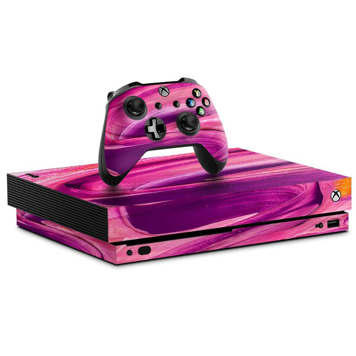 Xbox One X Oil Paint Series Skins - Premium Xbox One X - Just $24! Shop now at Retro Gaming of Denver